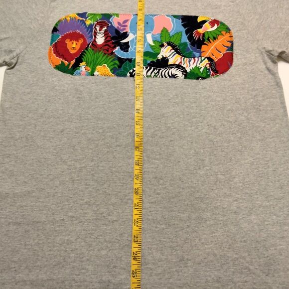 LARGE Heather Gray T Shirt Ladies - Zoo Animals NEW - Picture 11 of 12